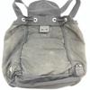 PRADA Tessuto Nylon Backpack Rucksuck Daypack Drawstring Leather B4650F Black Triangle Logo Plate