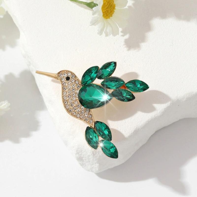 Mode Luxe Glanzende Strass Kristal Vogel Broche Voor Vrouwen Jas Sieraden Accessoires Cadeaus