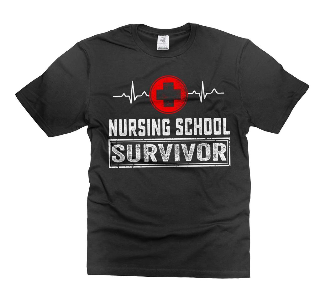 Nursing School Survivor Shirt Funny Nursing Graduation Gift for Students