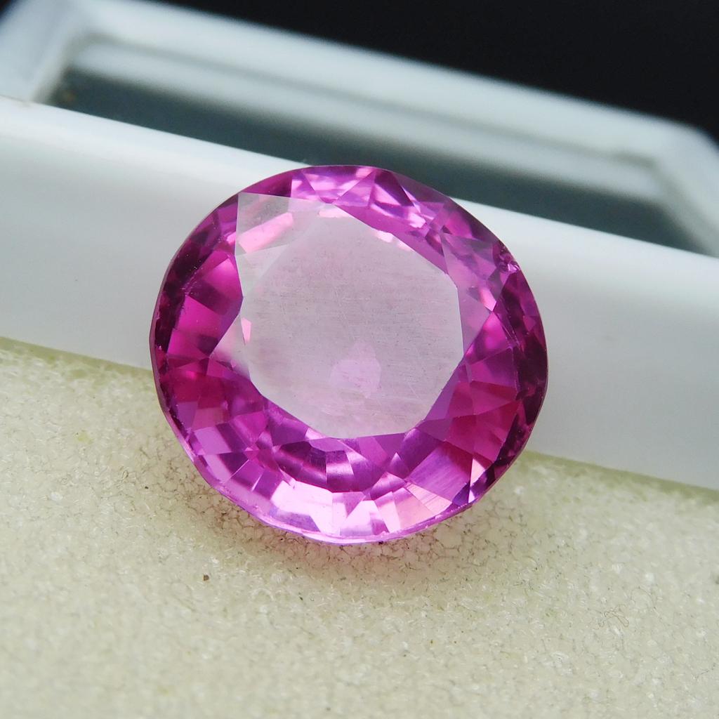 Pink Earring Sapphire Best 16.65 Ct Natural Round Cut CERTIFIED Loose Gemstone