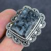 Merlinite Gemstone Handmade 925 Sterling Silver Jewelry Ring Size 9 E4S54