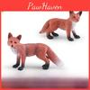 Plush Fox Animal Pvc Model For Nature Enthusiasts And Educational Toy Collection