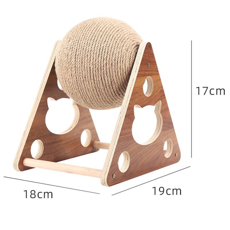 2025 Trend Cats Interactive Climbing Sisal Rope Grinding Ball Board Cat Scratching Ball Paws Scratcher