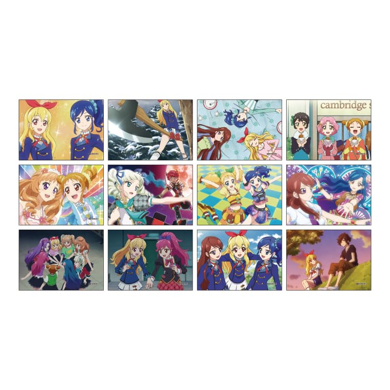 

А3 Aikatsu Series 01 [Aikatsu] [Иллюстрация сцены] Мини-холст 50 x 70 мм CVMO1-AKT-01 Коробка из 12 штук