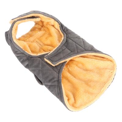 Hunde Winterjacke mit Tasche Flanell Polyester Verdickt Winddicht Bequem Warm Hundejacke für Outdoor Spaziergänge Wanderungen