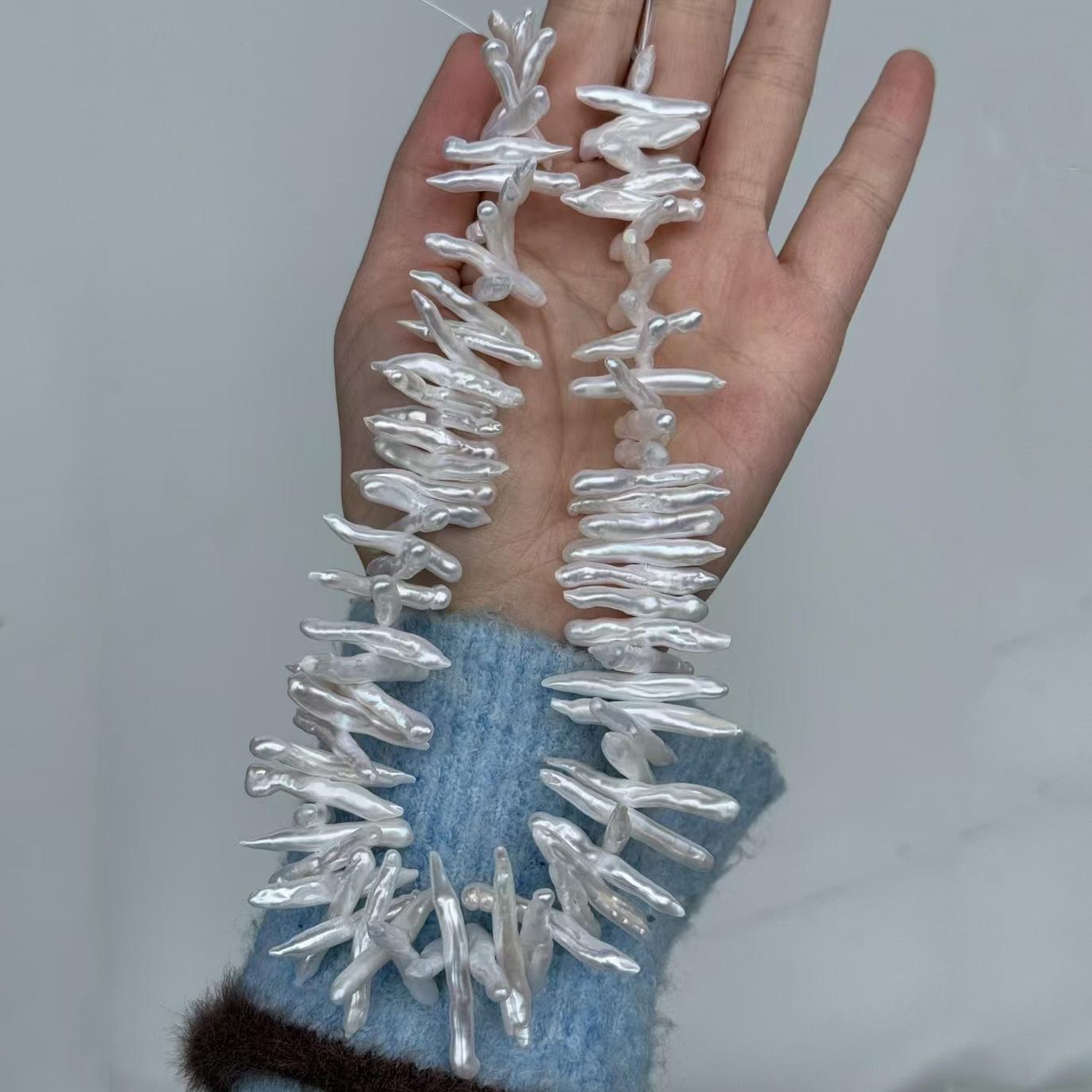 

Зубочистка Жемчужина 4.5x30 мм Нерегулярные Бусины Для Изготовления Ювелирных Изделий DIY Браслет Серьги Ожерелье Аксессуар 4.5x30mm