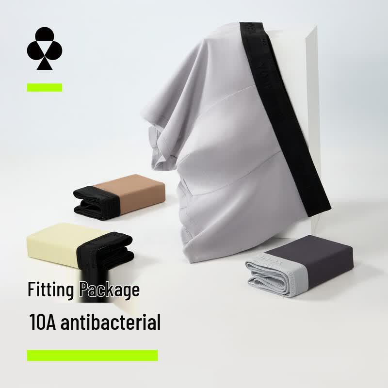 Men's Breathable Antibacterial Pure Cotton Boxer Briefs