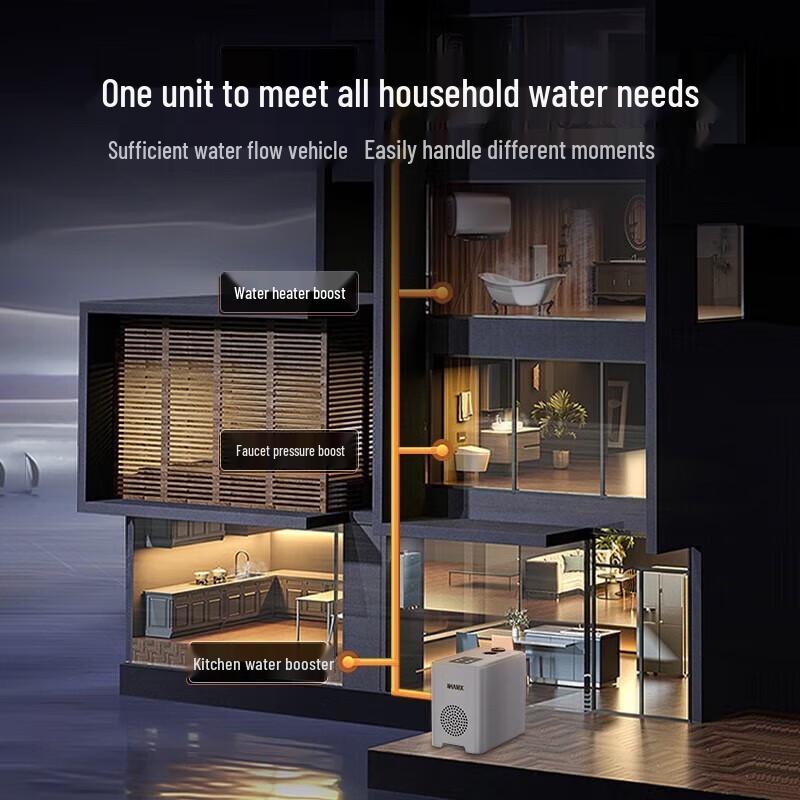 Oulaide Home Automatic Inverter Booster Pump CN plug (adapter included)