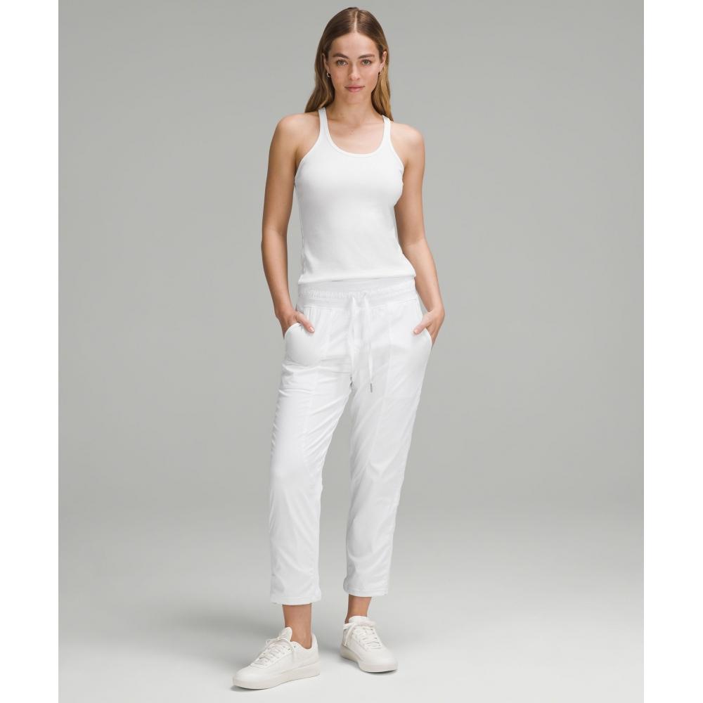 Lululemon Dance Studio Mid Rise Cropped Pant White
