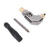 Right Angle Drill Attachment Set All Metal Body 90 Degree Drill Bit Corner Adapter with Cr V Handle for Impact Driver