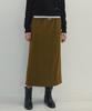 NEEV Smock Banding Long Skirt (Olive)