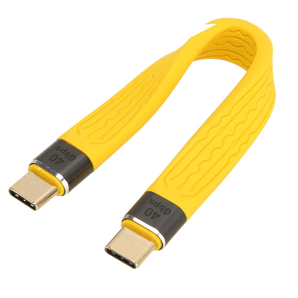 Typ C Stecker auf Stecker FPC Kabel PD100W 5A Schnellladung 40Gbps Datenübertragung FPC Kabel für Huawei für Xiaomi