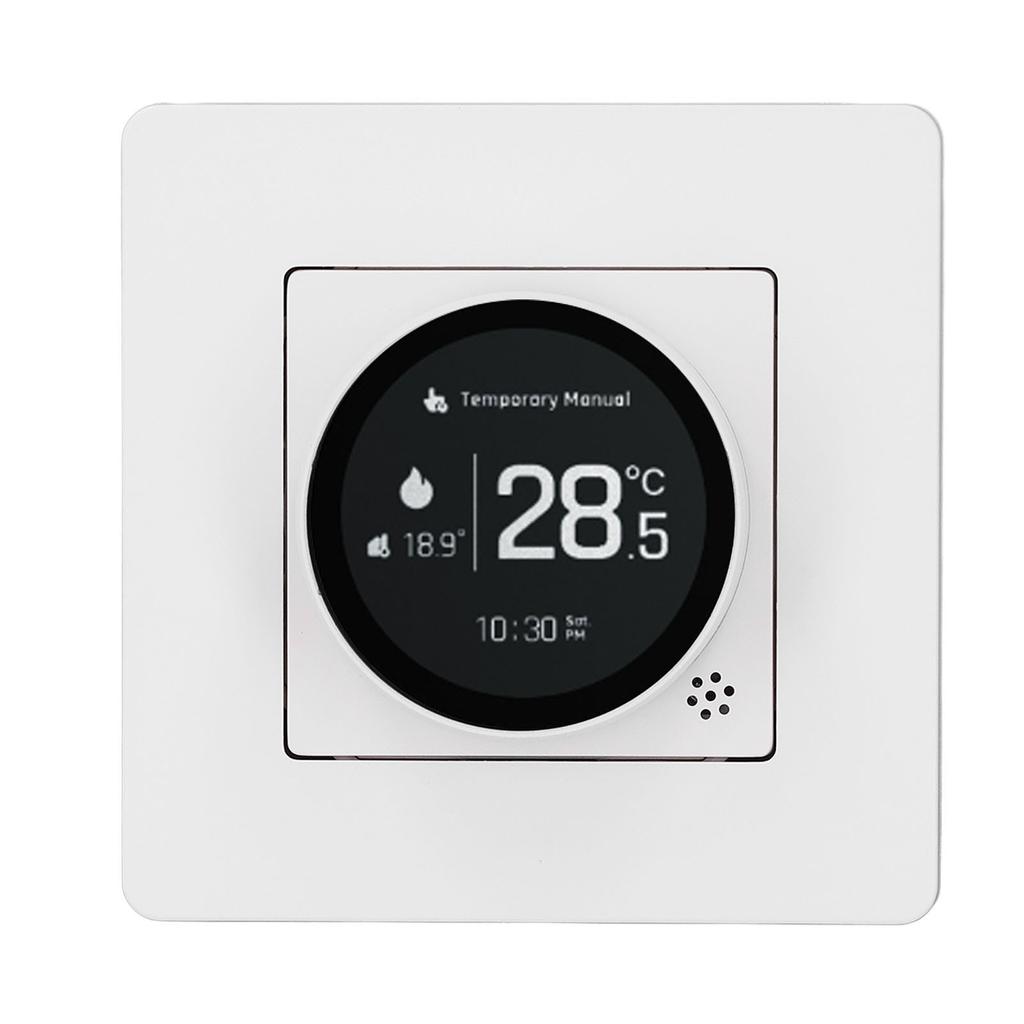 Smart Thermostat for ZigBee Electric Heating Mobile App Timing LCD Display Temperature Controller Switch 95 245VAC White