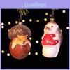 Weihnachtlicher Festbaumschmuck Eichhörnchen Igel Design Kunststoff Hängedekor