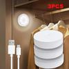3PCS Motion Sensor Night Light Optional Warm White or Cold White LED Lamp Auto Induction Lighting for Bedside Stairs Hallway Cab