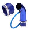 76mmCelsius3inch   Car Cold     Pipe Tube Hose Kit Filter System Blue