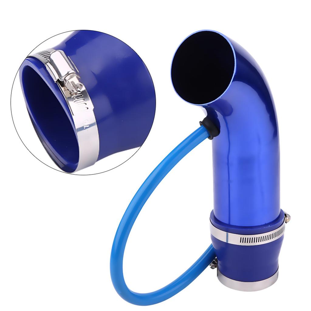 76mmCelsius3inch   Car Cold     Pipe Tube Hose Kit Filter System Blue