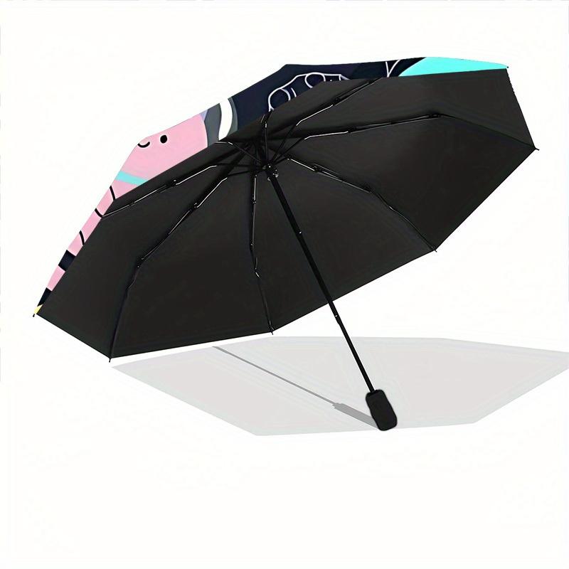 1pc Space Cats Automatic Open/close Umbrella, 8-Rib sturdy structure, Portable Travel Umbrella, Parties, Everyday Use, Outdoor Accessory, Ar