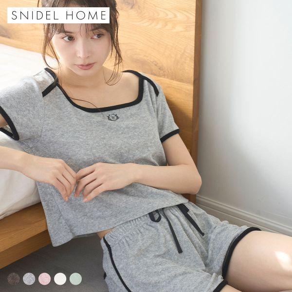 SNIDEL HOME sorbet light cool touch pile setup top and bottom set pajamas room wear SNIDEL HOME