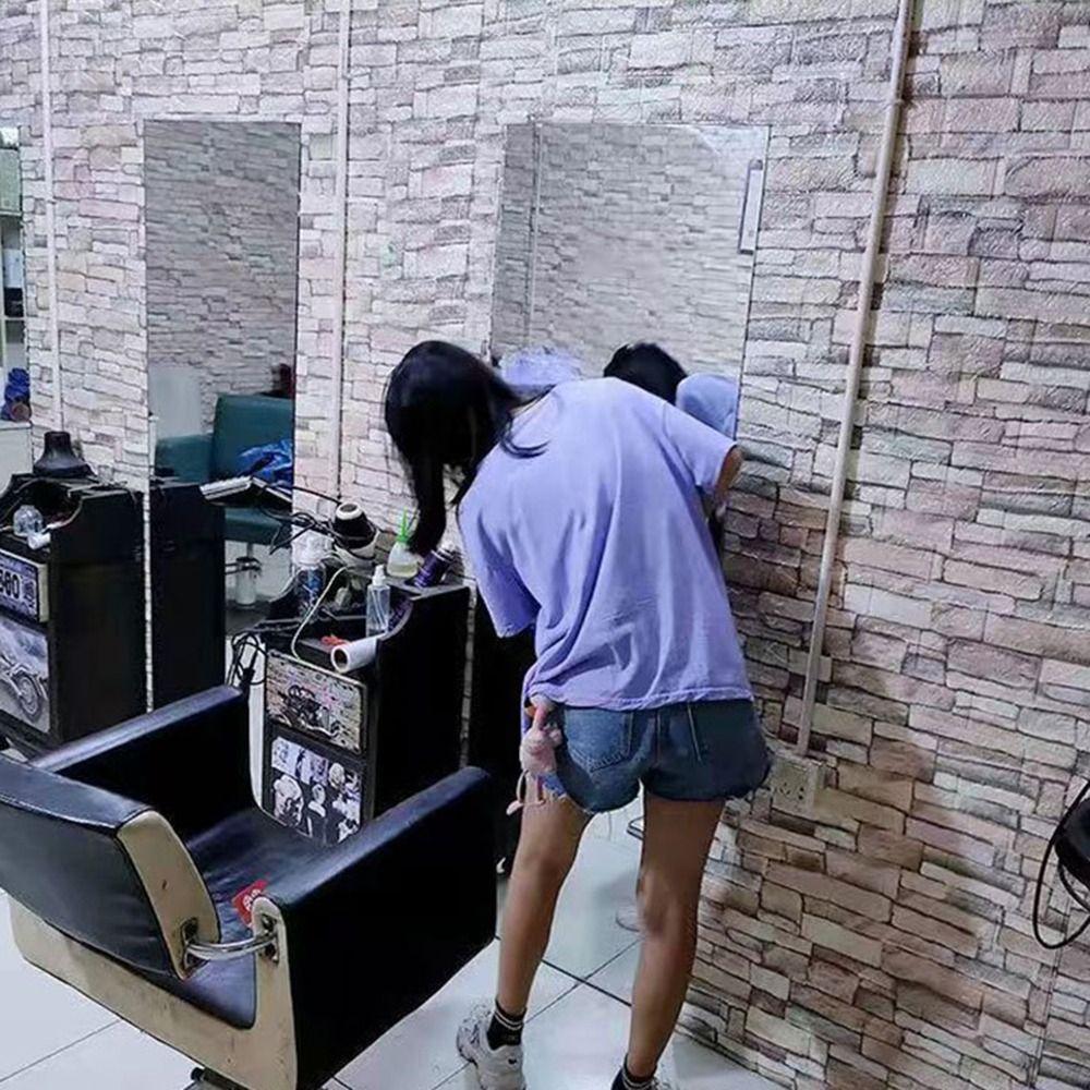 DIY 3D Imitation Brick Wall Stickers Background Wallpaper For Home Living Room Kitchen