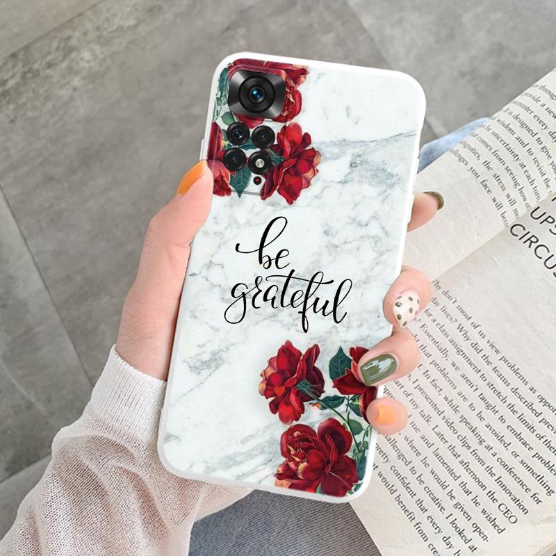 Marble Pattern Phone Case For Redmi Note 11 Pro Protective Cover Case Pink Silicon Soft Funda For Xiaomi Redmi 13C Note 13 4G