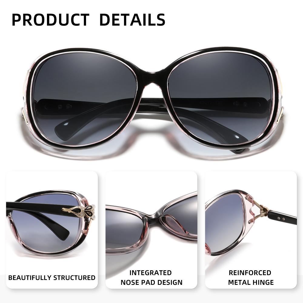 R.Bsunny Popular Vintage Polarized Sunglasses UV400 Anti-Glare Driving Glasses Luxury Casual Retro Trendy Eyewear