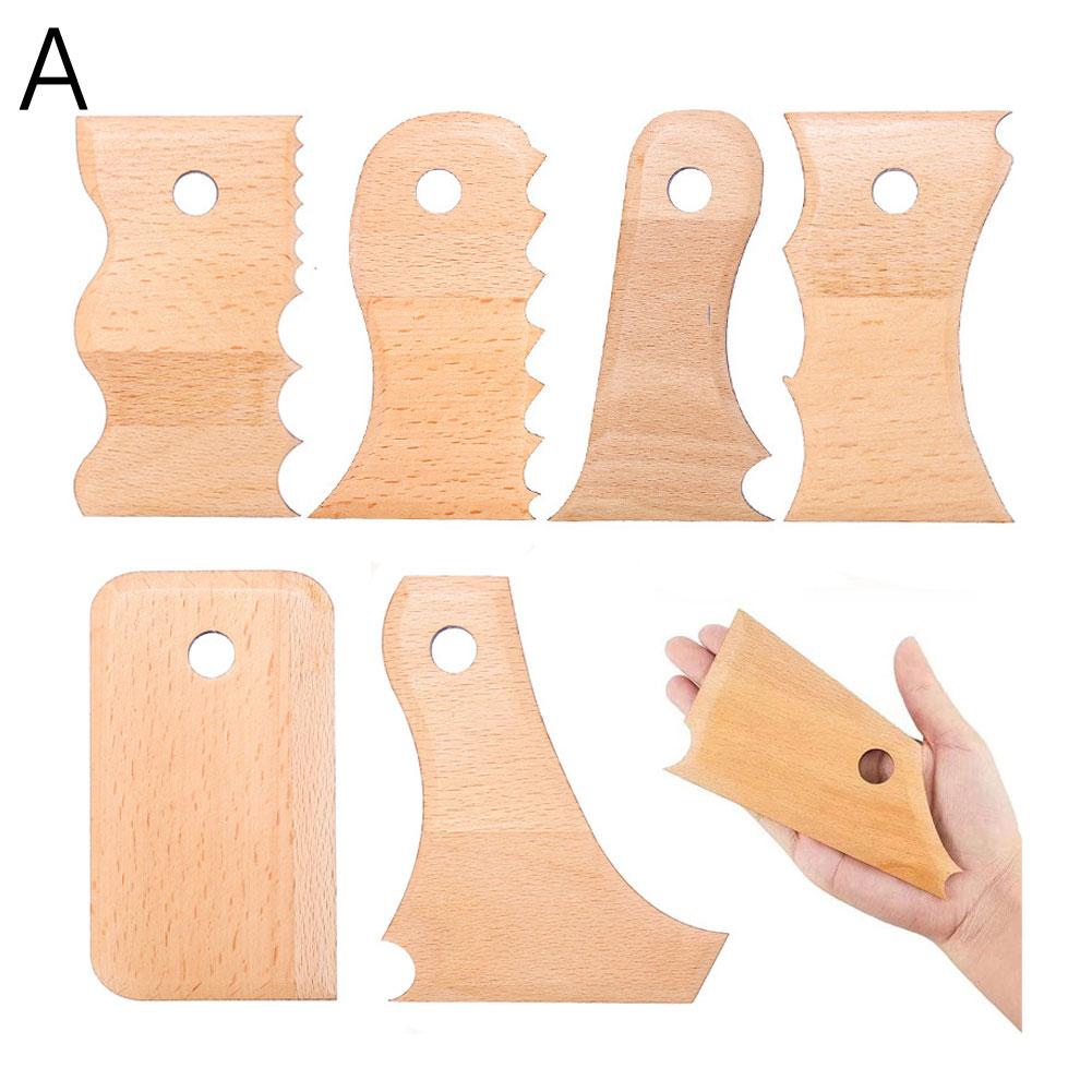 7Pcs Pottery Tools Pottery Foot Shaper Tools Pottery Trimming Tools Pottery Profile Rib For Carving Clay Molds Clay Ceramics