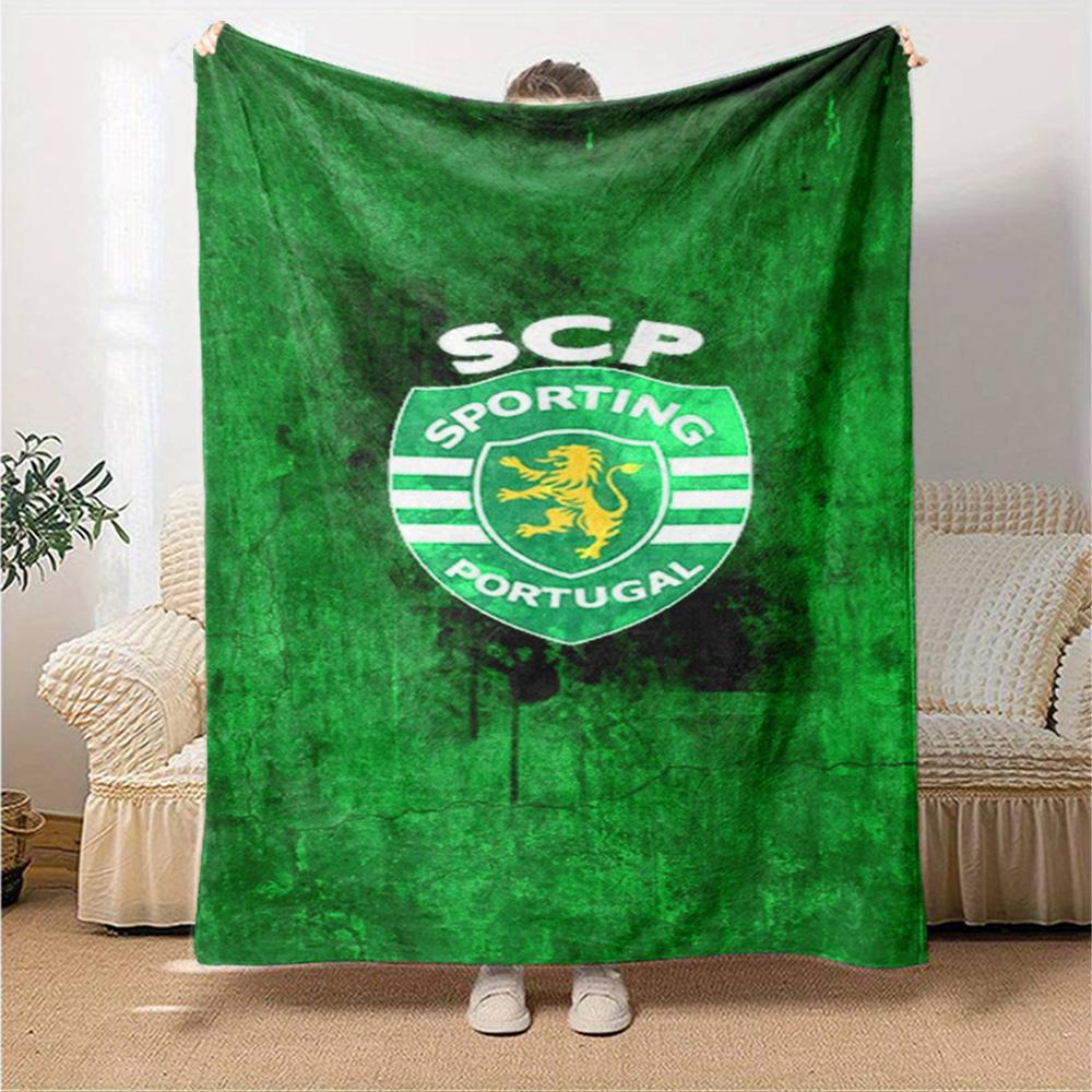 SCP Sporting Print Flannel Blanket High Quality Warm Comfortable Cover for All Seasons Perfect for Gifts Home Decor