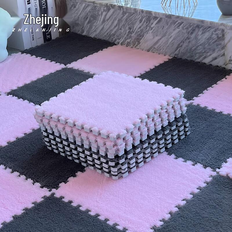 Коммерческие плюшевые модульные напольные коврики 30x30x0.6 cm (10 Pcs)