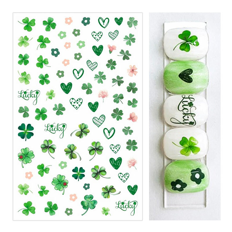 Clover Gel Nail Sticker Small Design Deco Toenail Manicure