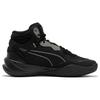 Puma Playmaker Pro Divatos Sokoldalú Csúszásmentes Tartós Magasszárú Férfi Kosárlabda Cipő Férfi Sneaker Fekete 377902-06