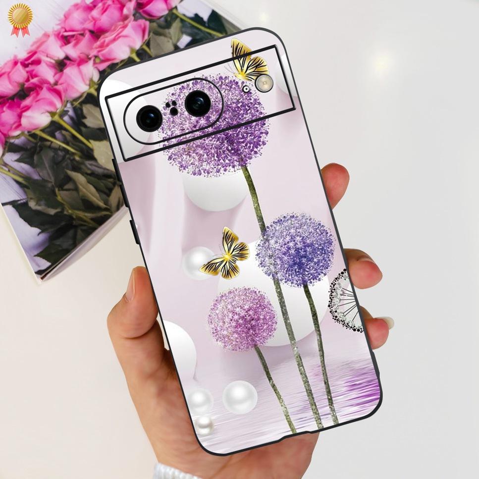 For Google Pixel 8 Pro Case Cute Cartoon Silicone Shockproof Back Cover For Google Pixel 8 Pro 8Pro Phone Case Bumper Funda Capa