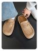 2025 Baotou Half Slippers - Unisex One-Step Lazy Soft Sole Mules Outdoor Retro Style