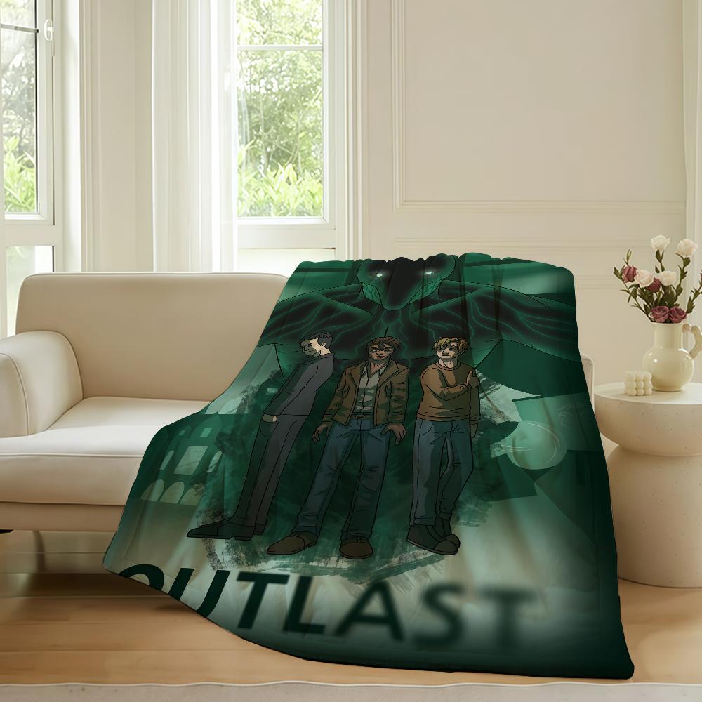 Adventure Game T-The O-Outlast T-Trials Blanket For Sofa Office Bed Plane Travel Sleep Read Relax Camping Soft And Warm 30x40in