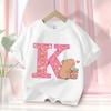 funny Cat Graphic Kids Tshirts Summer Short Sleeve Tees Cartoon Animal Boys Girls Clothes Kawaii