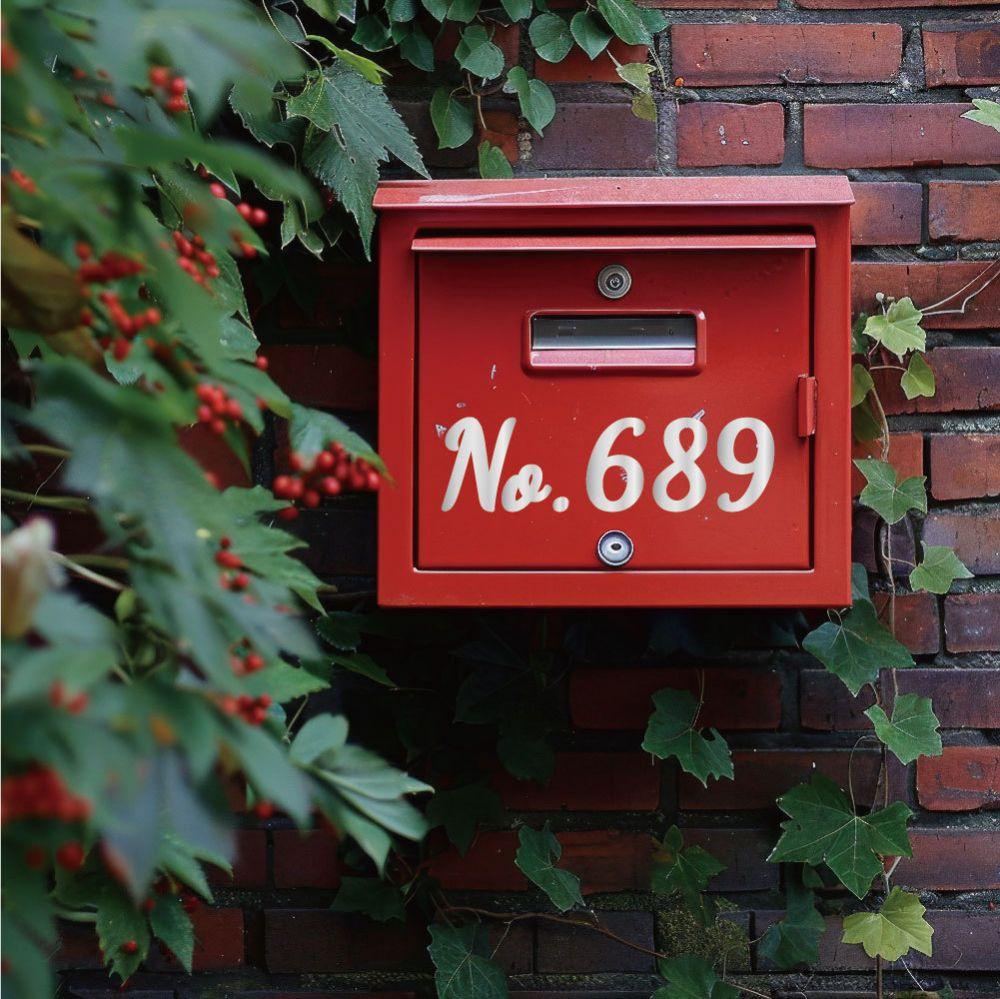5Pcsset Colorful Letter Stickers Self-Adhesive Vinyl Alphabet Number Sticker For Mailboxsign Door Address Numbercardscups