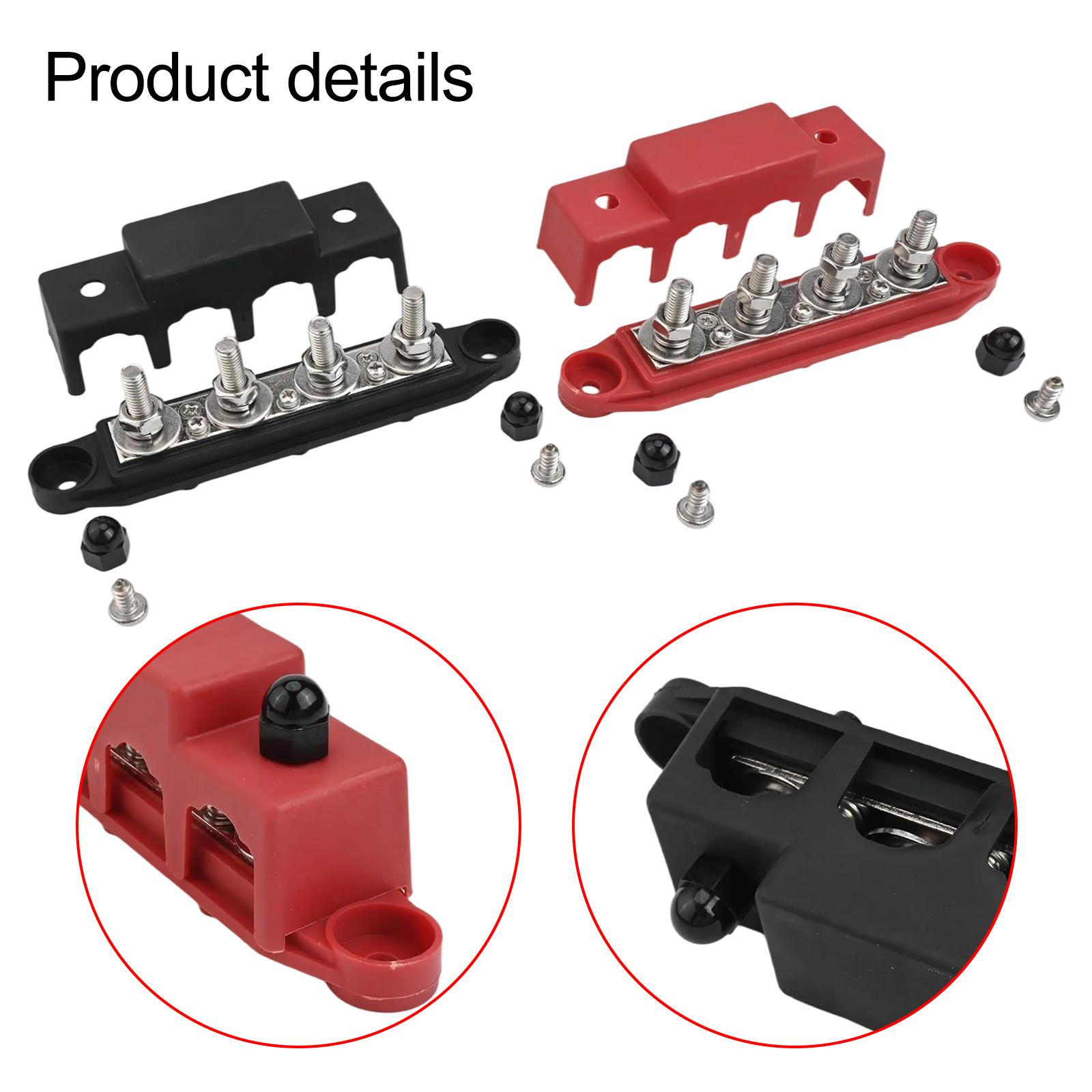 Electrical Busbar 250A Busbar 20A Auxiliary Terminals For Boats For Caravans Easy Install Busbar For Electrical Setups Busbar China Mainland