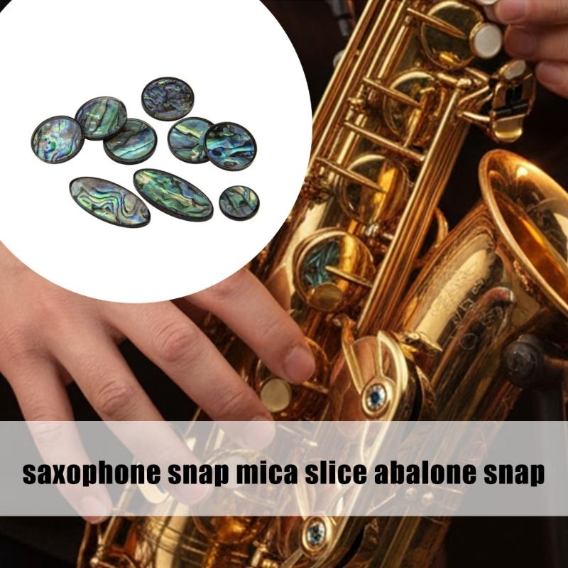 Saxophone Finger Button Sax Key Pads Saxophone Shell Key Inlays Accessories for Musicians Woodwind Instrument Parts