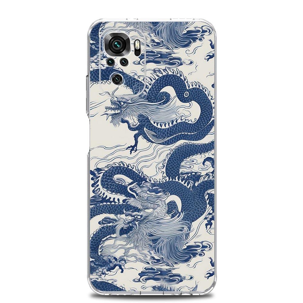 Phone Case For Xiaomi Redmi Note 15 14 13 12 4G 10 11 Pro Plus 5G 14C 13C 12C 10C Clear Soft TPU Cover Dragon