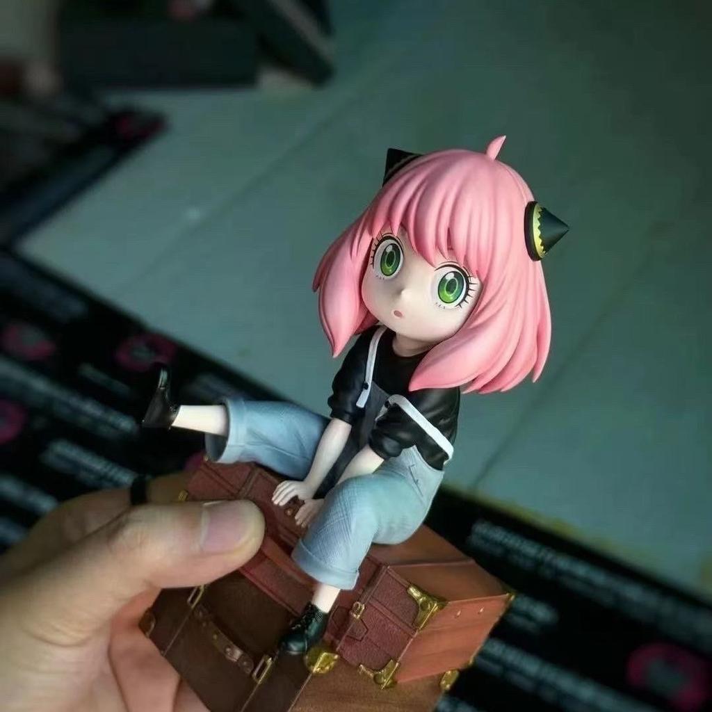OTHER Spy Dressed As Jia Jia Kun Kun Overalls Pink Girl Aniya Model Model Ornament Gift