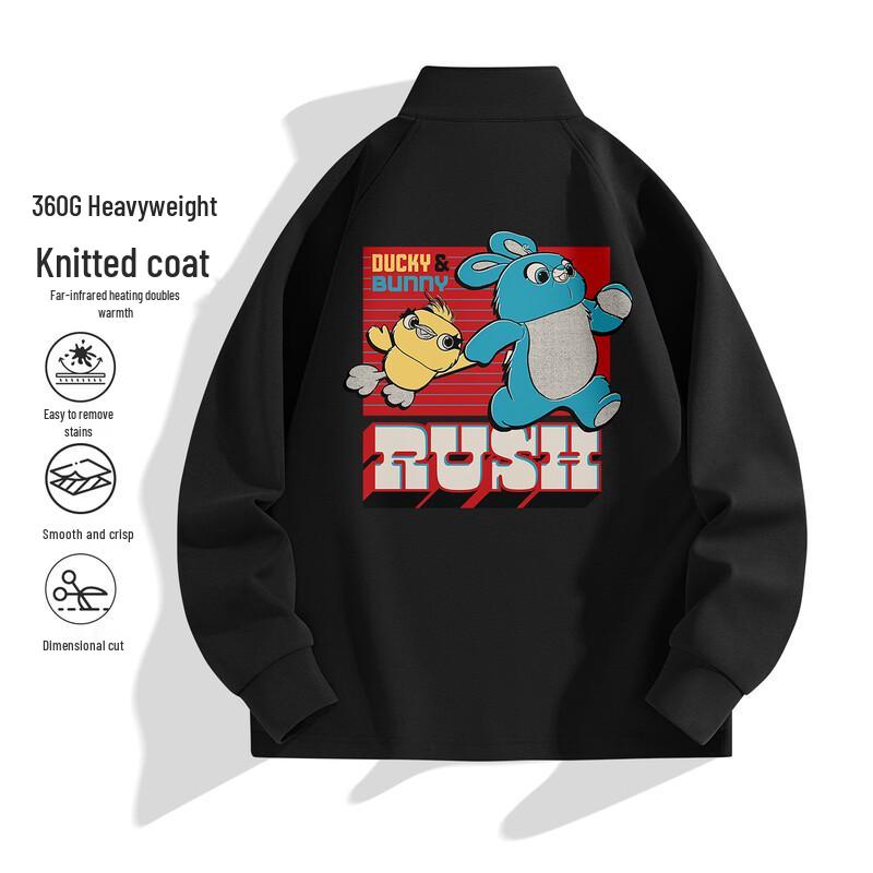 

MINISO Disney Men s Stand Collar Cardigan Sweatshirt M