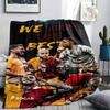 1PC Galatasaray SK Patterned Flannel Blanket Suitable For All Seasons for Home Decor Warmth and Comfort Gifts Holiday Present