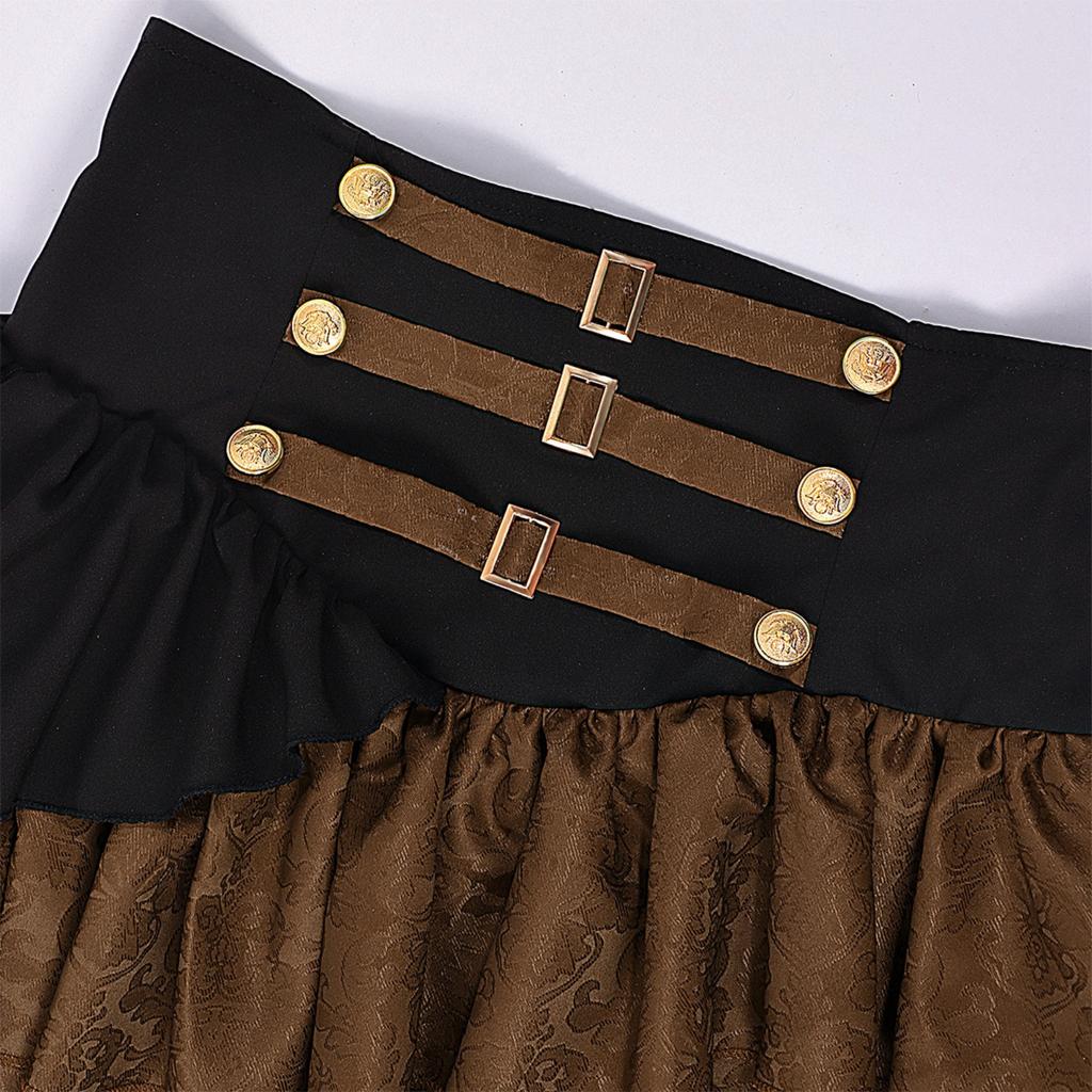 Women's Costume Dress with High Waist for Halloween