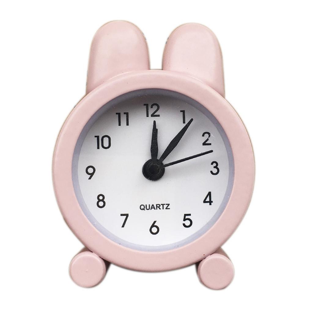 Minimalist Bunny Alarm Clock Quiet Desk Alarm Clock for Children and Teens Adds Fun To Home Decoration