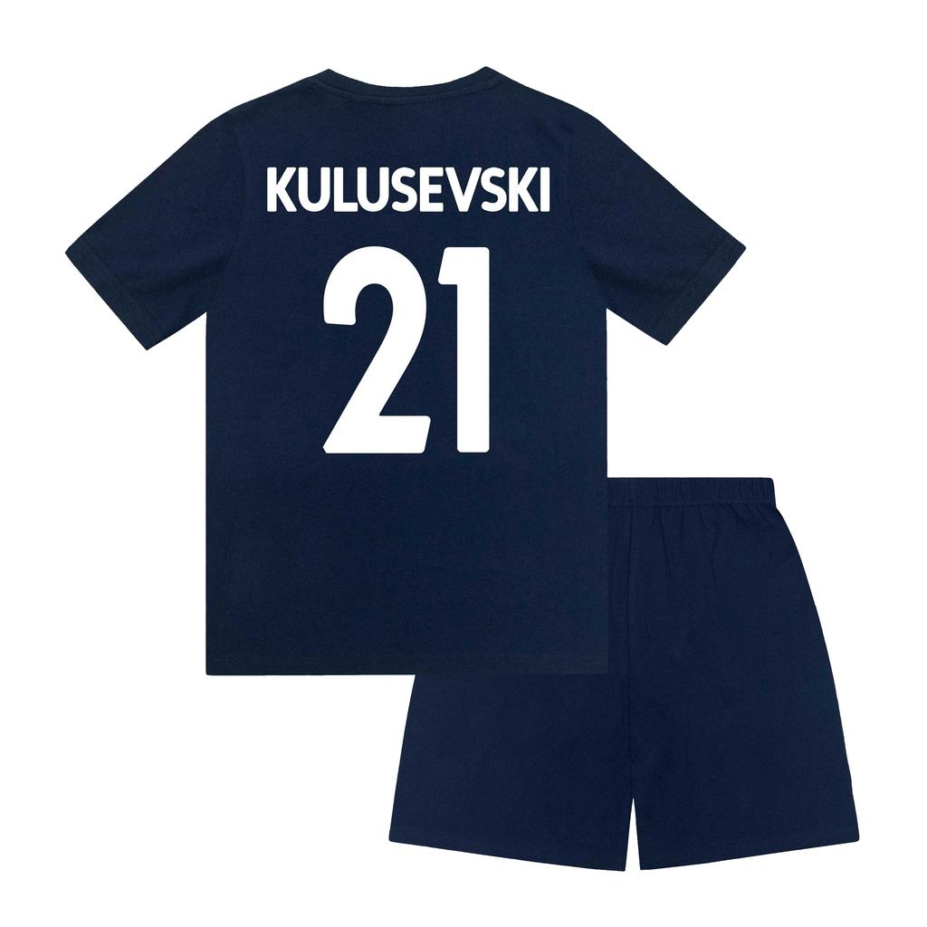 Tottenham Hotspur FC Boys Kulusevski 21 Sublimated Short Pyjama Set