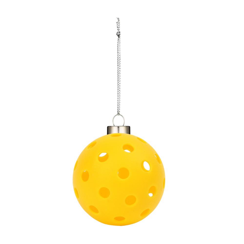 Christmas Theme Pickleball Hanging Pendant Realistic Xmas Tree Decor Sports Lovers