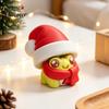 Stress Relief Frog Clicker 3D Printed Christmas Clicker, Santa Hat Finger for Gift Box Relief, Push Button Fidget Toy, Xmas Party Favors Toy