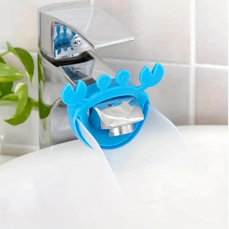 

1pcs Kids Faucet Extender Children Easy Hand Washing Sink Handle Attachment No Tools Required Fits Bathroom Kitchen Sink Faucet
