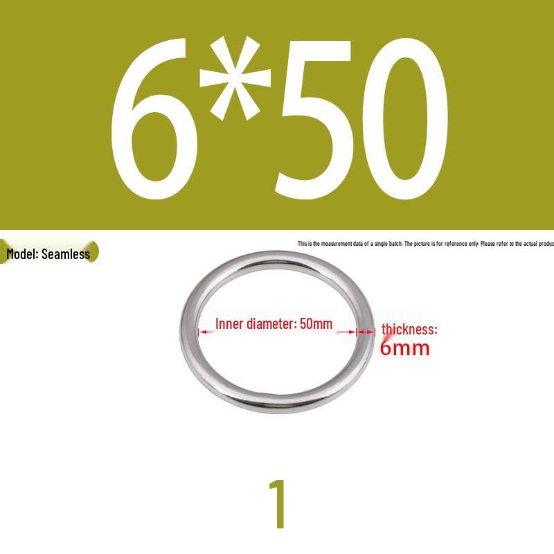 304 Stainless Steel Seamless O-Ring for Lifting and Hammock Yoga Connection