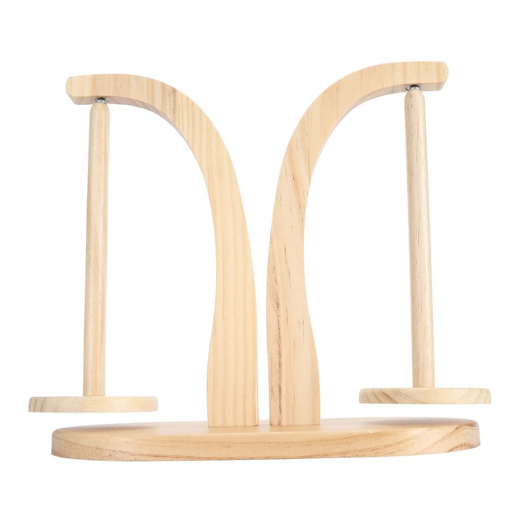 Yarn Ball Holder Log Dual Axes Rotatable High Performance Magnet Yarn Spindle Dispenser Type 2